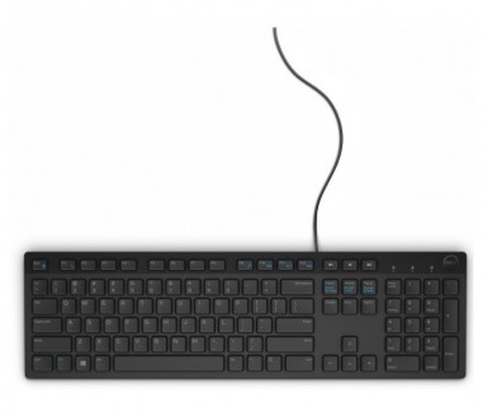 Clavier multimédia Dell KB216 - AZERTY- Noir (580-ADGU-1)