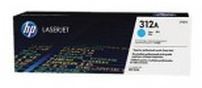HP 312A Cyan LaserJet Toner Cartridge (CF381A)