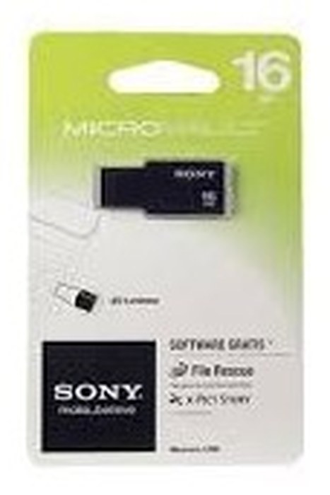 Sony Clé USB 16GB Microv USM16GM/Black