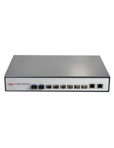 Switch 8 SFP + 2 RJ45 Gb