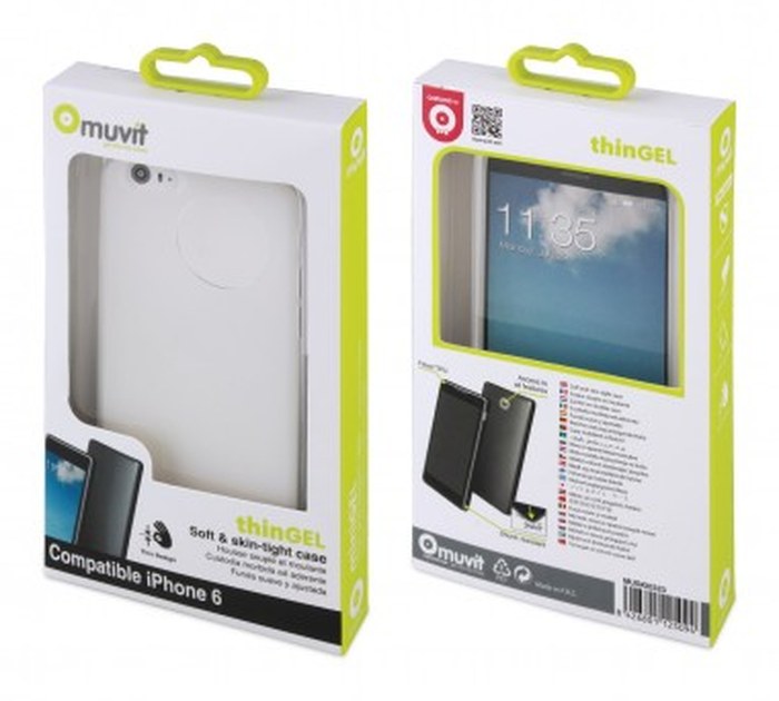 Minigel Ultrathin Case Transparent muvit Apple iPhone 6 Plus