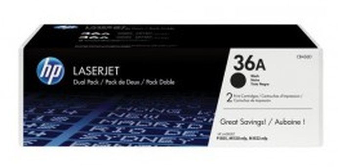 HP LaserJet P1006 Black Crtg Dual Pack (CB436AD)
