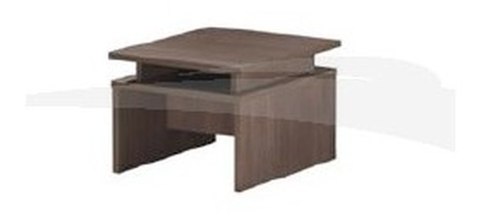 Table de café 600W x 600D x 450H Wengé