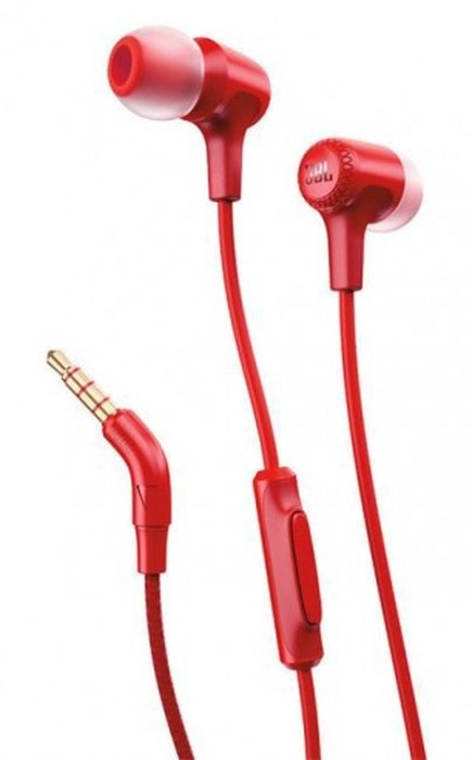 Ecouteurs JBL E15 /Micro /Câble /Rouge