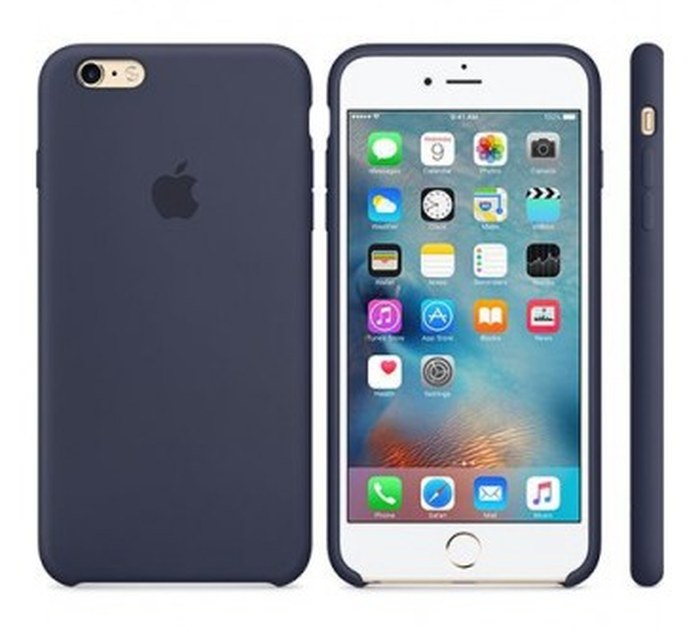 Cover APPLE pour iPhone 6s Plus en Silicone /5.5Pouce /Bleu Nuit