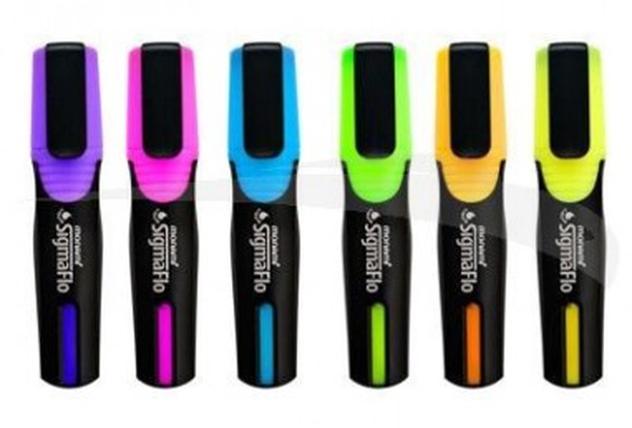 FLUORESCENT - MONAMI - SIGMAFLO - BOÎTE DE 12 FLUORESCENTS