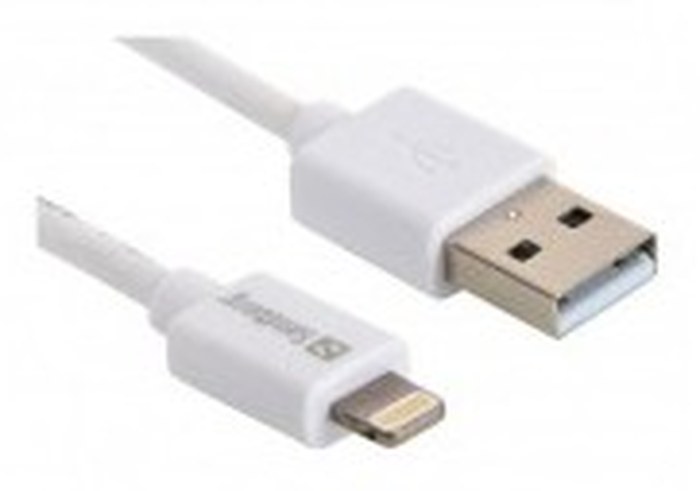 Sandberg Cable Lightning 1m pour le charge et synchronisation