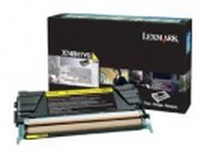 X748 TONER Jaune haute capacité (10K) (X748H1YG)