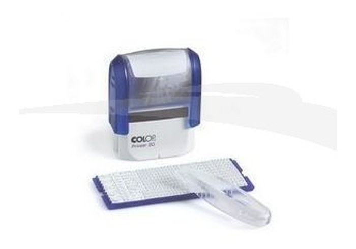 Kit cachet à faire soi même COLOP Printer 20/1 format empreinte 14 mm x 38 mm 4 lignes