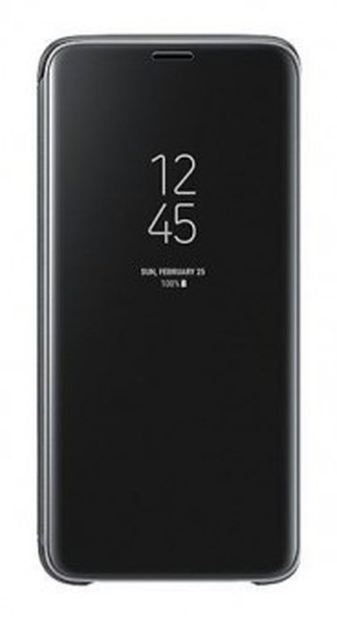 Étui SAMSUNG Clear View Fonction Stand /Noir /Pour Galaxy S9