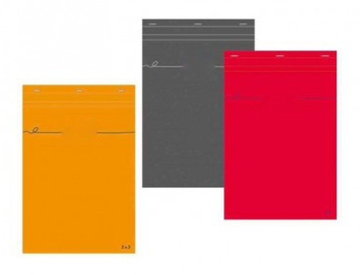 BLOC NOTES format A5 13,5x21 petits carreaux 100 feuilles