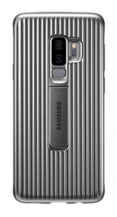 Cover SAMSUNG Renforcée Standing /Silver /Pour Galaxy S9+
