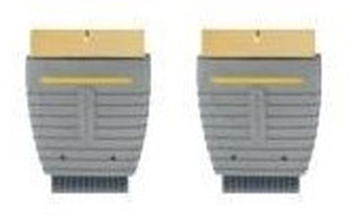 BE BLUE FLAT SCART AV CABLE SCART M - SCART M 2M