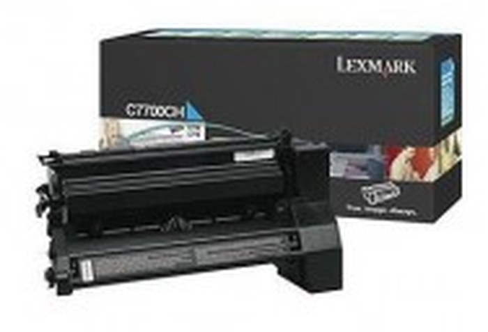 C77x, X772e TONER Cyan haute capacité (10K) (C7700CH)