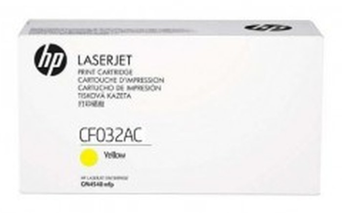HP Yellow LaserJet Print Cartridge (CF032AC)