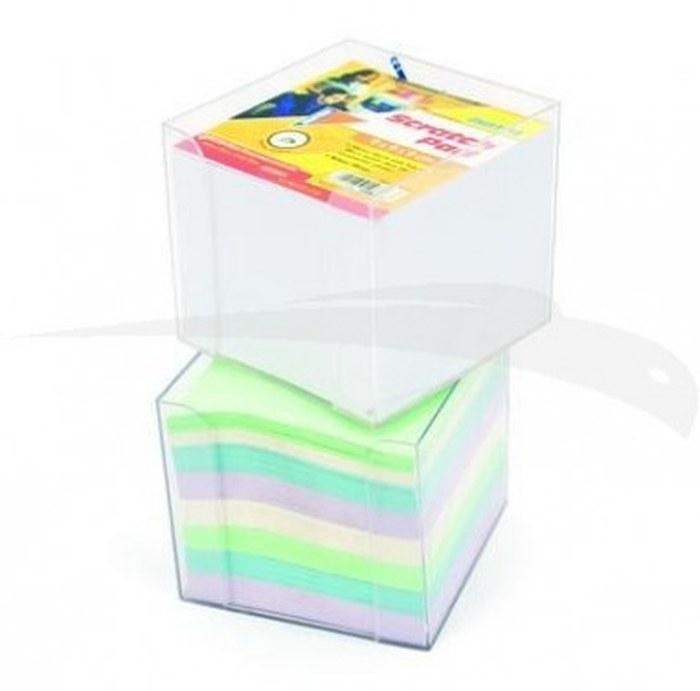 Bloc cube - SICOPA - 9x9x9 cm Blanc - 500 F