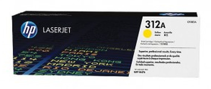 Cartouche de toner jaune authentique HP LaserJet 312A (CF382A)