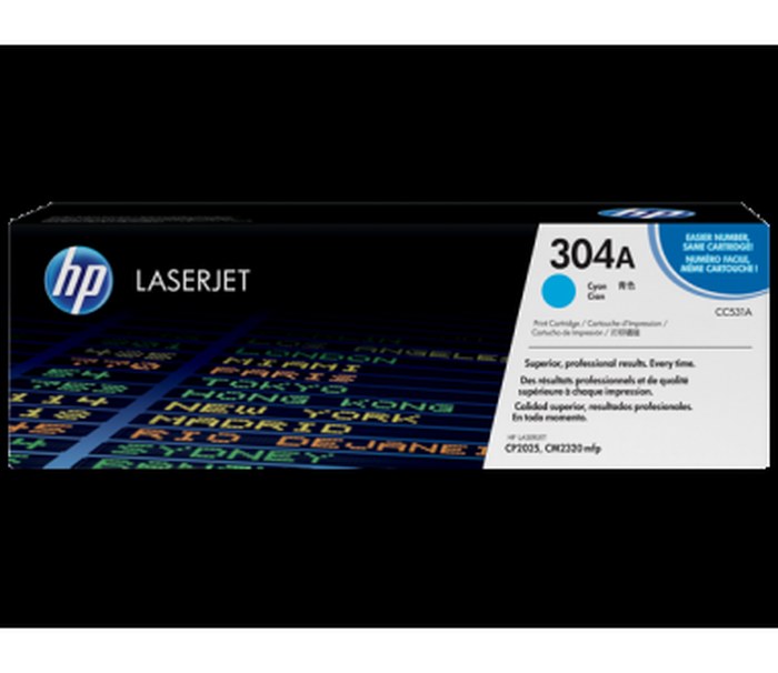 HP Toner Laserjet 304A Cyan (CC531A)