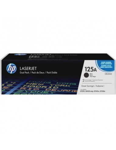 HP CLJ CB540A Dual Pack PrintCrtg (CB540AD)