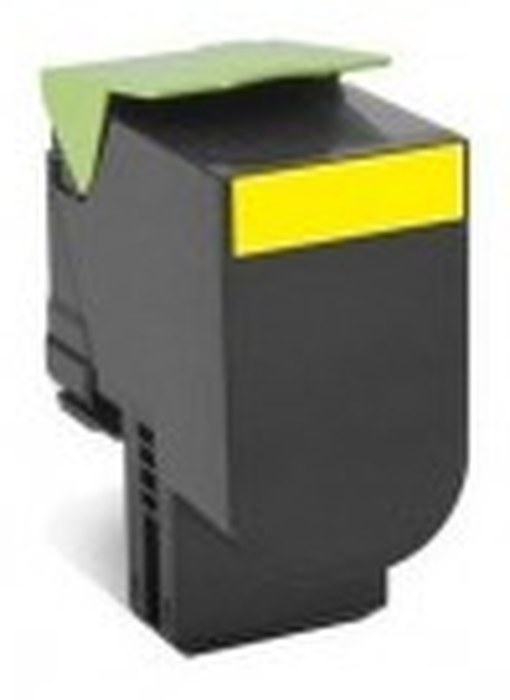 Lexmark 708HY Yellow High Yield Toner Cartridge (70C8HY0)
