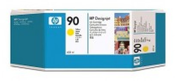 HP 90 400-ml Yellow Cartouche (C5065A)