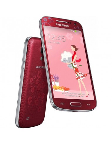 Smartphone SAMSUNG Galaxy S4 Mini - Fleur edition + Pack de 2 étuis orange & vert Offerts