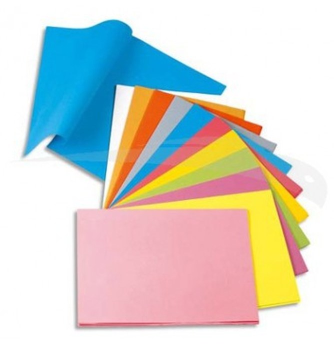 Paquet de 100 Chemises Cartonnées - CHRONO - Couleurs pastels - 180g/m² - Coloris au choix