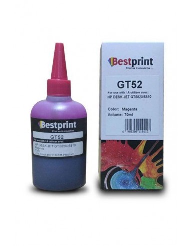 Bouteille d'encre BESTPRINT /Magenta /70 ml /HP GT 5820 - 5810