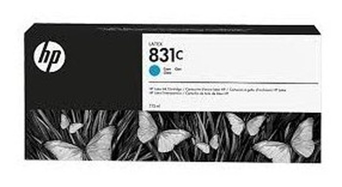 HP 831C 775-ml Cyan Latex InkCartridge