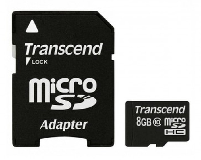 TRANSCEND 8GB MicroSD Class 10 (TS8GUSDHC10)