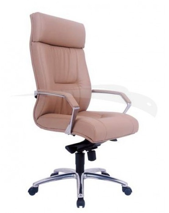FAUTEUIL PRÉSIDENT ZP-A018 PACO en PU & aluminium BEIGE
