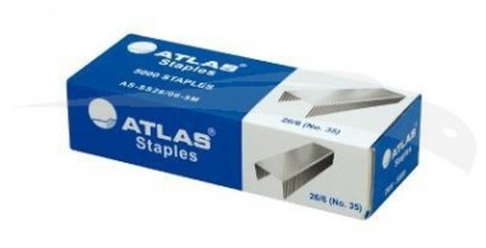AGRAFES - ATLAS - 24/6 - Lot de 10 Boîtes de 1000 agrafes
