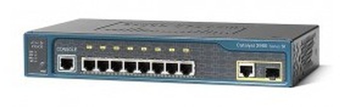CISCO Switch Catalyst 2960 8 10 100 +1 T SFP LAN Lite Image