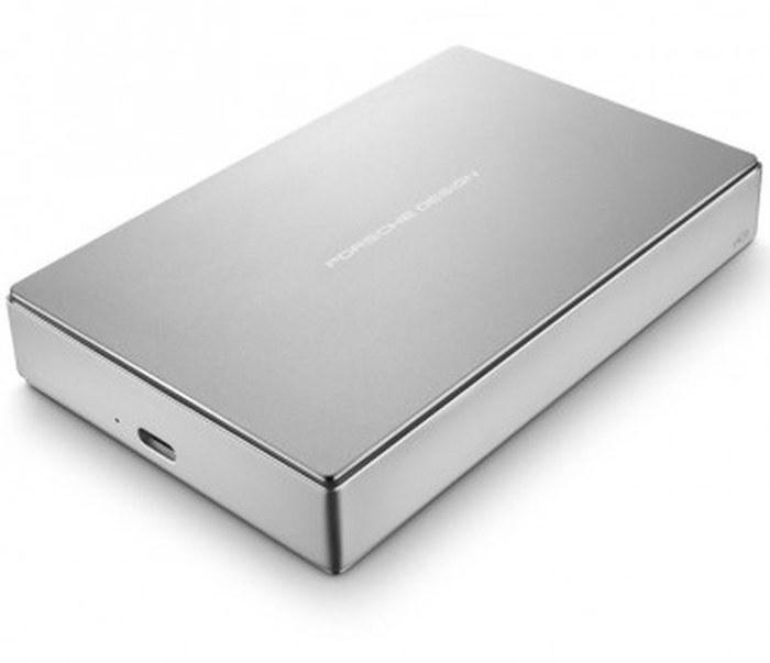 Disque dur externe 4 TB LaCie Porsche Design Mobile Drive Silver - 2.5\" en aluminium USB 3.1 Type-C