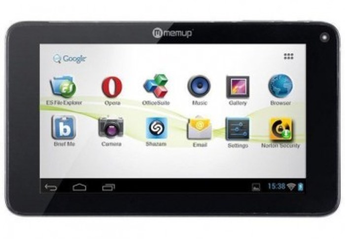 TABLETTE SLIDEPAD MEMUP