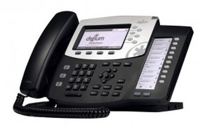 Digium 1TELD071LF Phone, D70 6-Line SIP with HD Voice, NO POWER SUPPLY