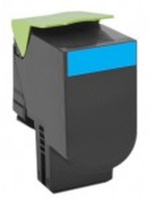 800H2 CX410 TONER Cyan haute capacité (3K) (80C0H20)