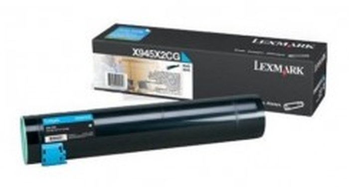 X940e, X945e TONER cyan haute capacité (22K) (X945X2CG)