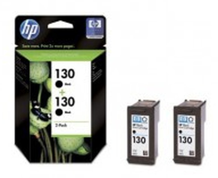 HP 130 2-pack noir Cartouches (C9504HE)