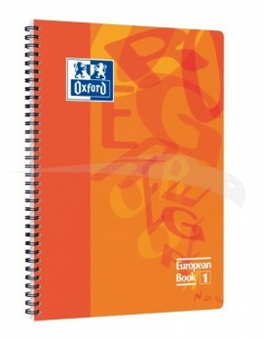 CAHIER OXFORD EUROPEAN BOOK A4 5/5 90 G LOT DE 5
