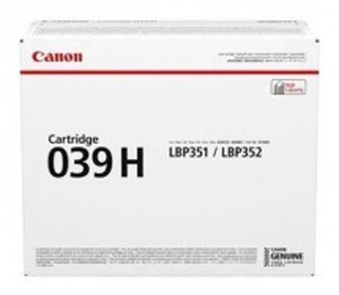 Toner Canon CRG 039 H Noir - 25 000 pages