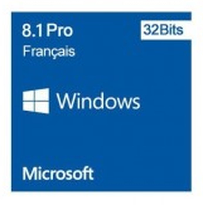 Microsoft Windows 8.1 Professionnel 32-bits Français Licence OEM (DVD)