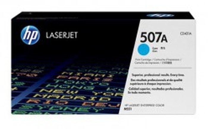 Cartouche de toner cyan HP 507A LaserJet (CE401A)