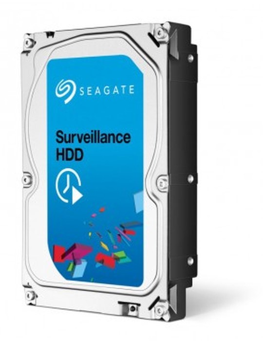 Disque dur 3.5\" Seagate Surveillance HDD 6 To - 7200 RPM 128 Mo pour NAS vidéosurveillance