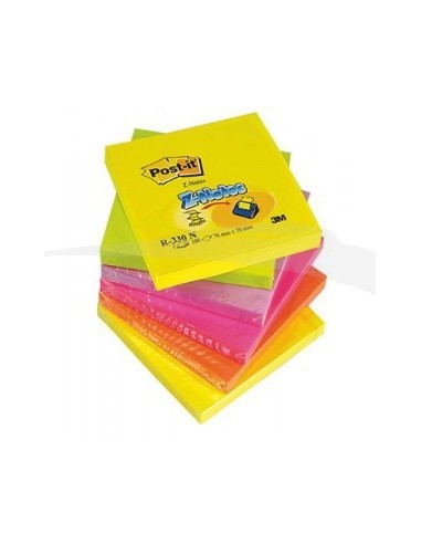 Lot de 12 blocs de 100 Notes repositionnables POST IT 76x76 mm coloris au choix
