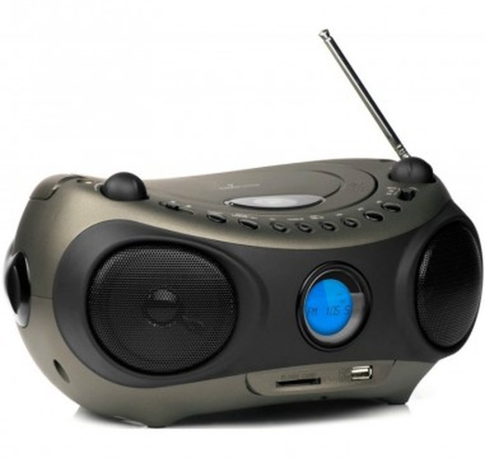 Lecteur CD MP3 Energy Sistem Music Box Z400 Noir (Radio FM et écran LCD rétro éclairé avec USB, Carte SD)