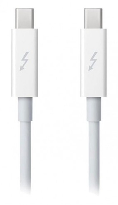 Cable Thunderbolt APPLE /2.0 m /Blanc /Connecteur 1 - 2 : Male