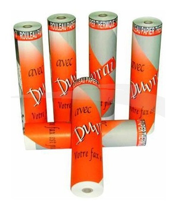 ROULEAU PAPIER THERMIQUE - DUVRAI - 78mm et 79mm - lot de 10 rouleaux