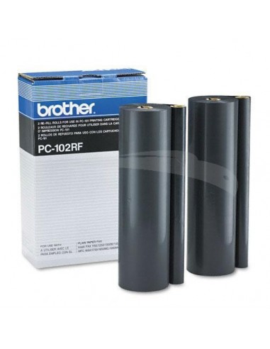 RECHARGE POUR KIT CARTOUCHE DE FAX - BROTHER - NOIR PC102RF