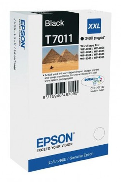 Encre noire XXL WP-4015DN//WP-4515DN/WP-4525DNF (3 400 p)